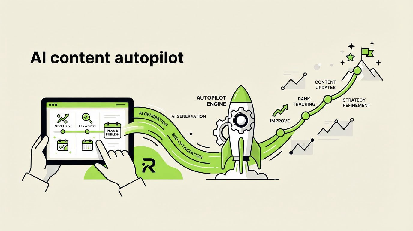 Use Rankdesk as your AI content autopilot