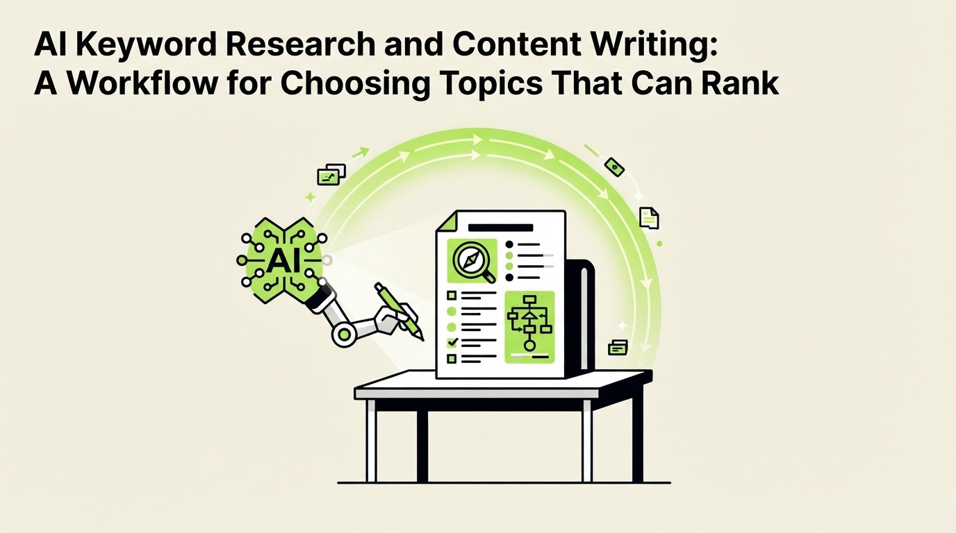 Write a content brief that gives the AI a clear job
